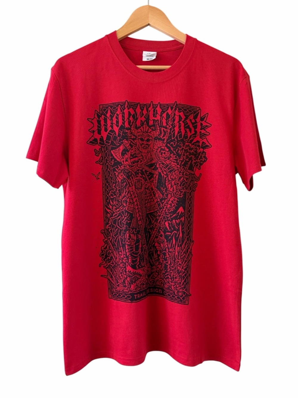 Workhorse "Trail Design" Red Short-Sleeve Graphic T-Shirt